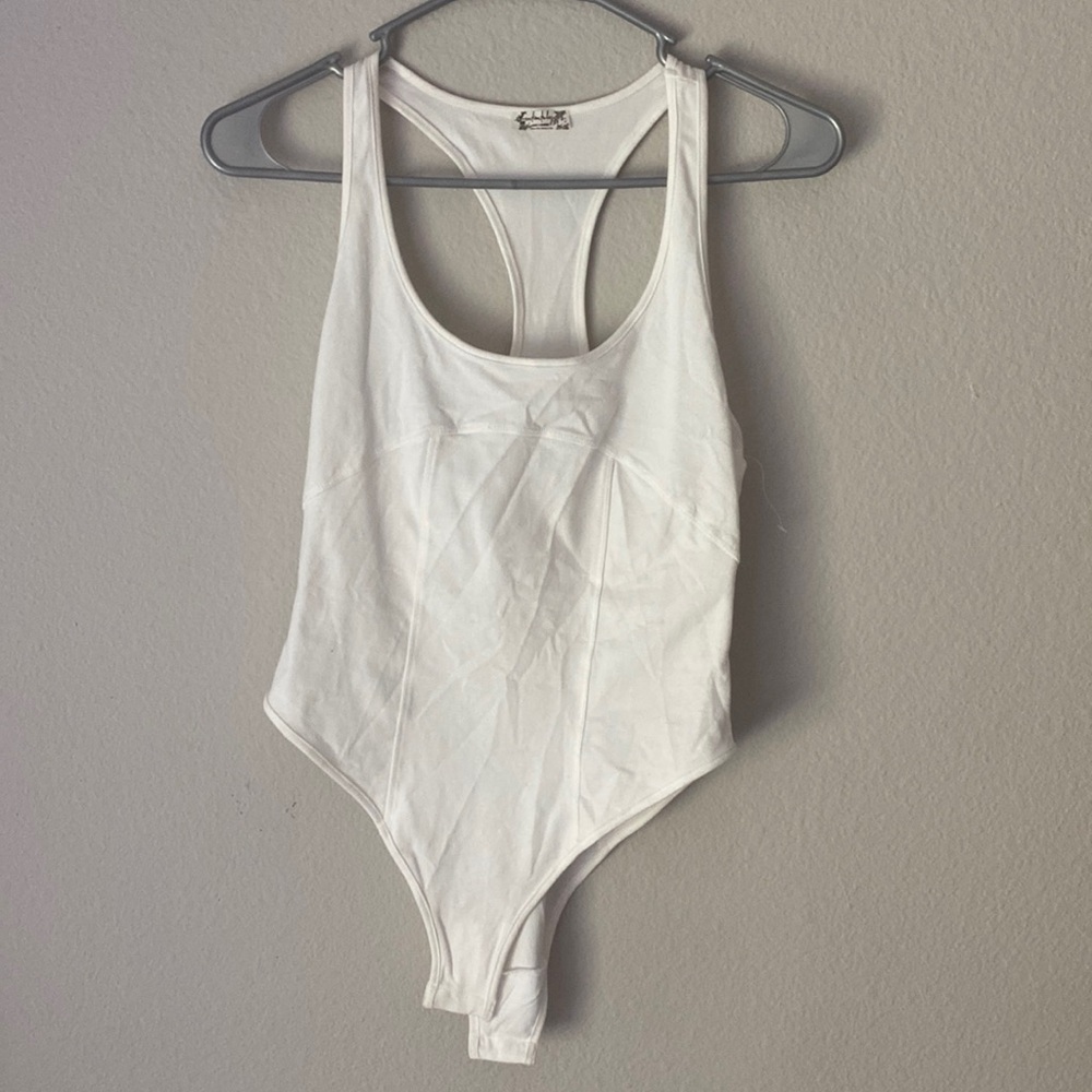 Free people bodysuit - white - size small